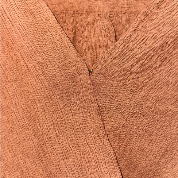 Free People Brown Blouse Size Small - Picture 5 of 7